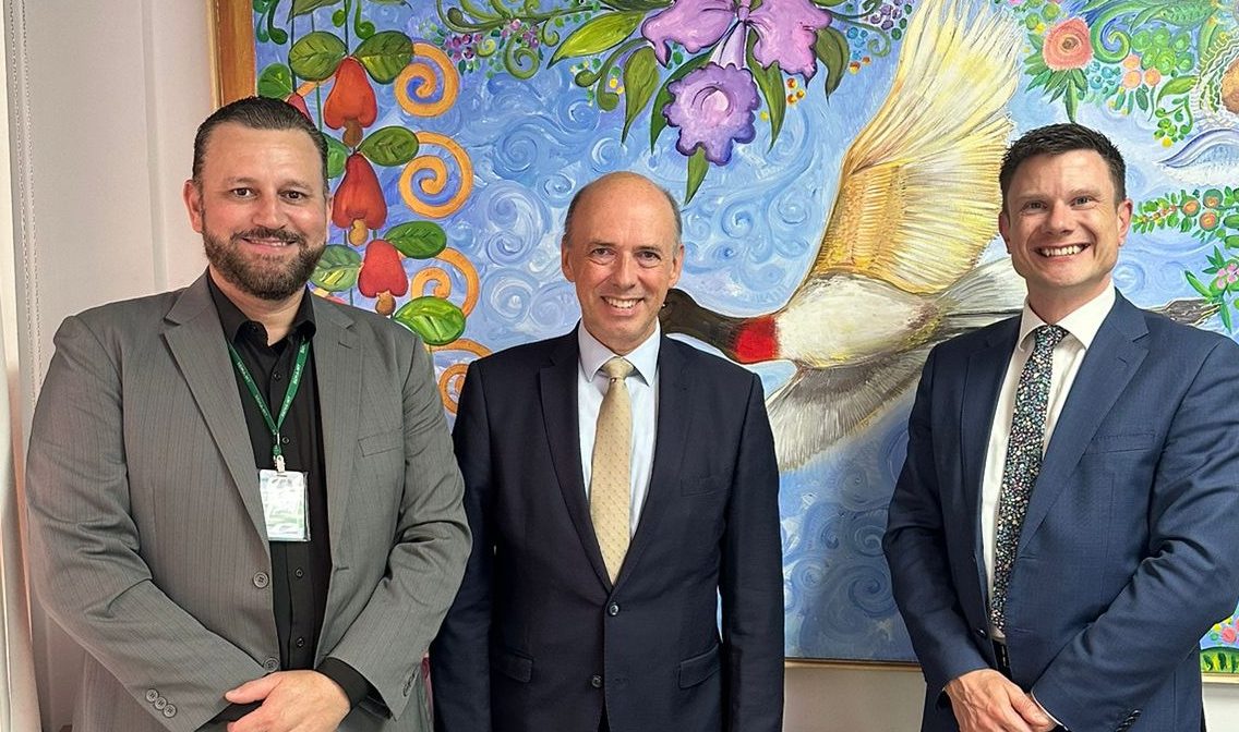 Embaixador da Bélgica no Brasil faz visita oficial ao estado do Mato Grosso