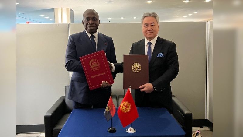 Quirguistão estabelece relações diplomáticas com Angola