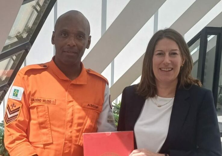 CBMDF realiza semana de treinamentos na Embaixada do Reino Unido