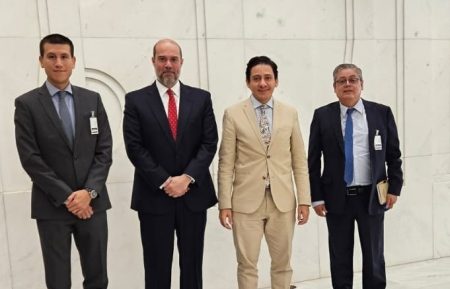 Representes do corpo diplomático da Embaixada do México realizam breefing no Itamaraty