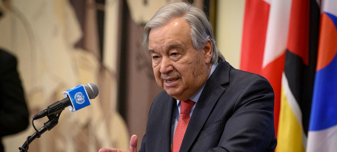 Guterres segue para o Brasil para participar em encontros do G20
