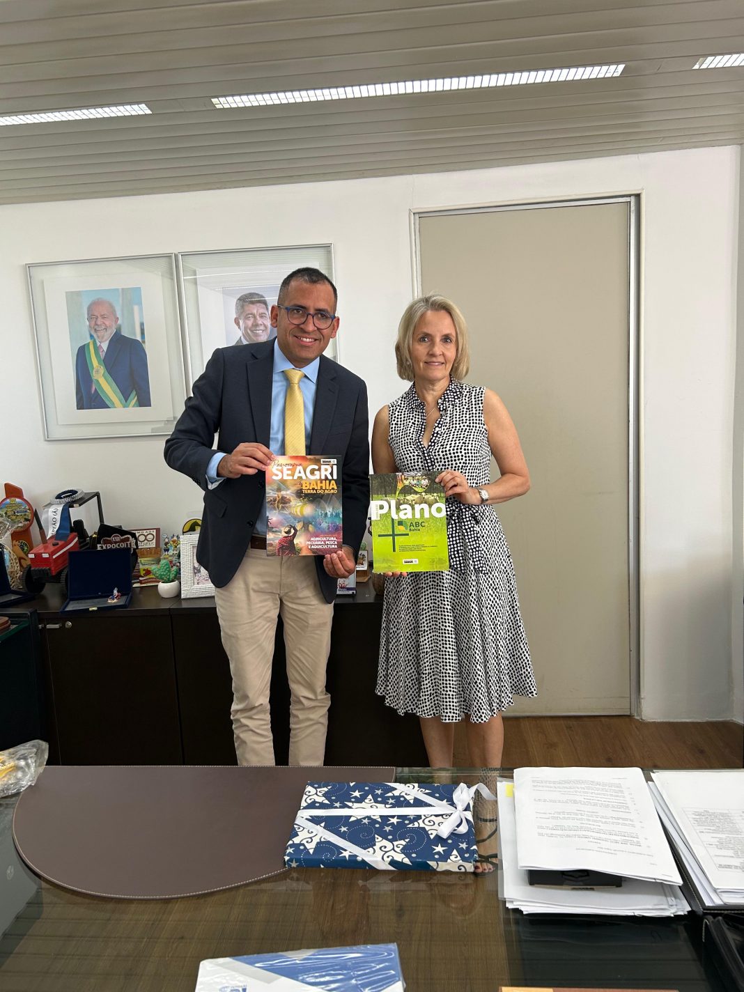 Secretário da Agricultura recebe a Embaixadora da Finlândia para discutir parcerias no agro