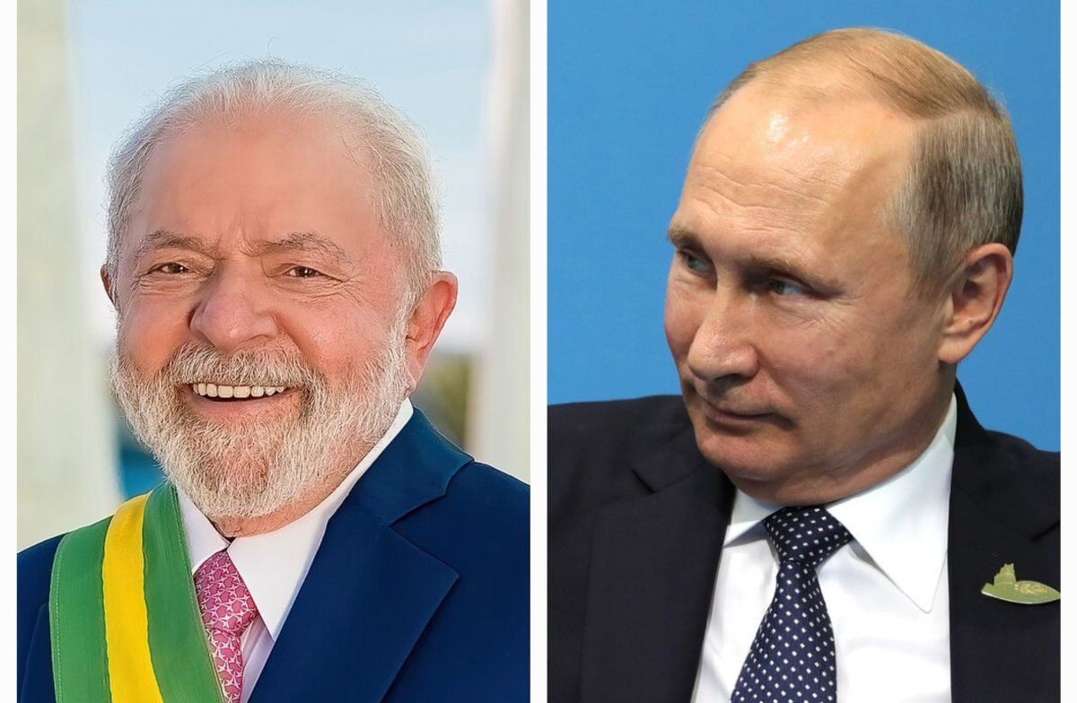 Lula conversa por telefone com presidente da Federação Russa, Vladimir Putin
