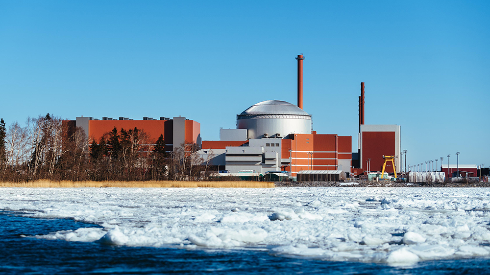 Energia nuclear constitui a base da produção de eletricidade da Finlândia