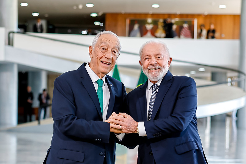 Lula e presidente de Portugal reforçam laços entre os dois países