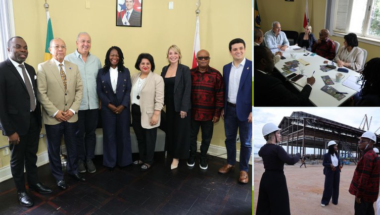 Ministério do Turismo acompanha comitiva de embaixadores de países africanos em Belém (PA), com foco na COP30