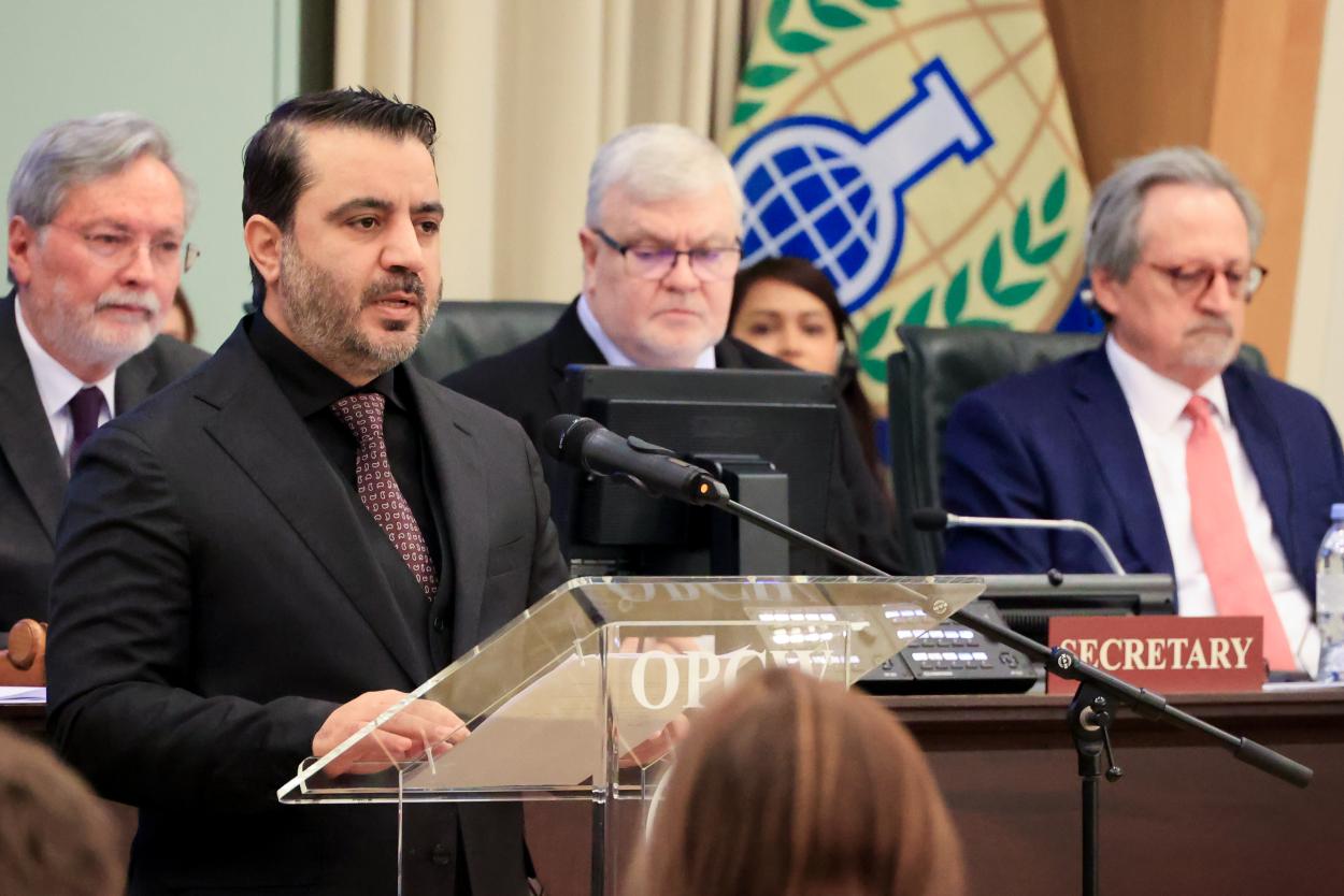 Ministro interino das Relações Exteriores da Síria discursa no Conselho Executivo da OPCW