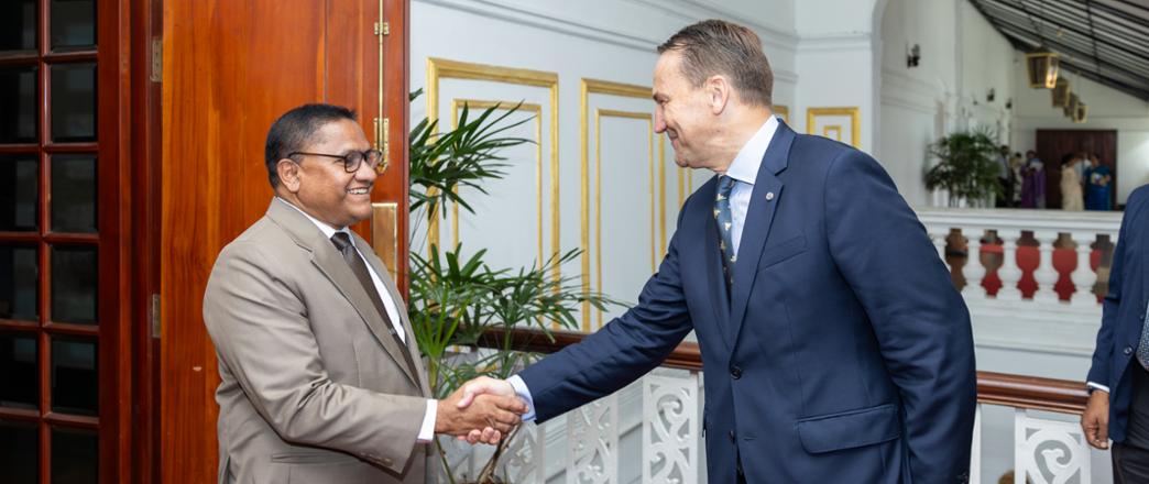 Ministro polonês destaca parceria com Sri Lanka e propõe cooperação bilateral