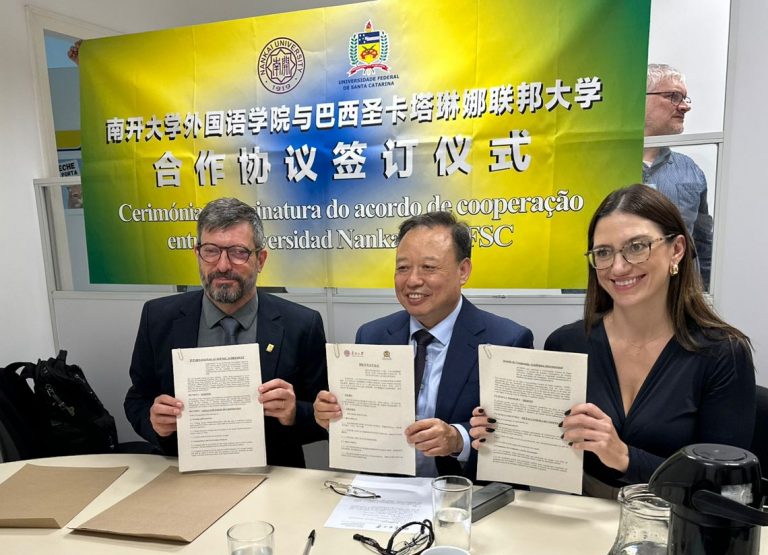 UFSC e Universidade de Nankai firmam acordo de cooperação internacional