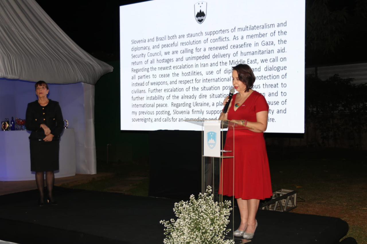 Eslovênia celebra Dia Nacional com mensagem de paz, cooperação e amizade com o Brasil