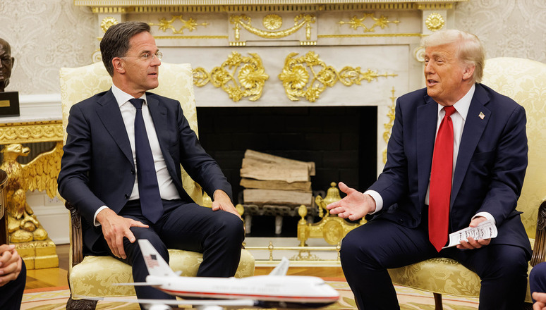 Secretário-Geral da OTAN se reúne com o presidente Trump para reforçar o apoio à Ucrânia
