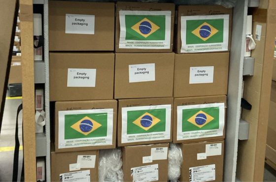 Brasil doa vacinas a Moçambique