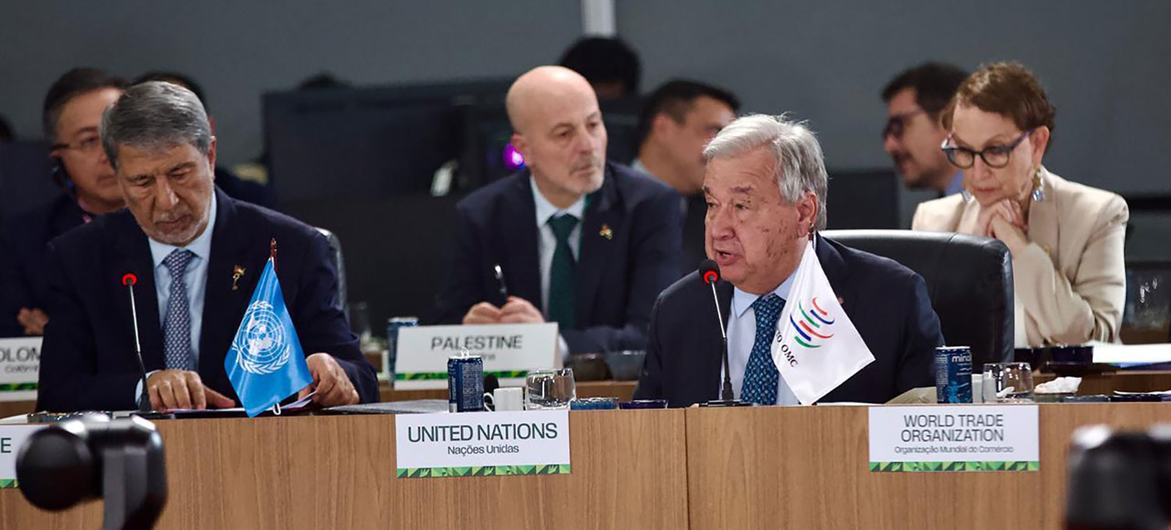 Líder da ONU pede apoio dos Brics para criar ordem multilateral justa