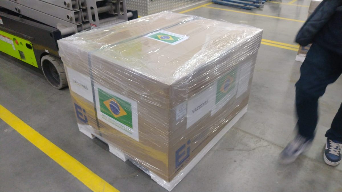 Brasil doa vacinas a Myanmar