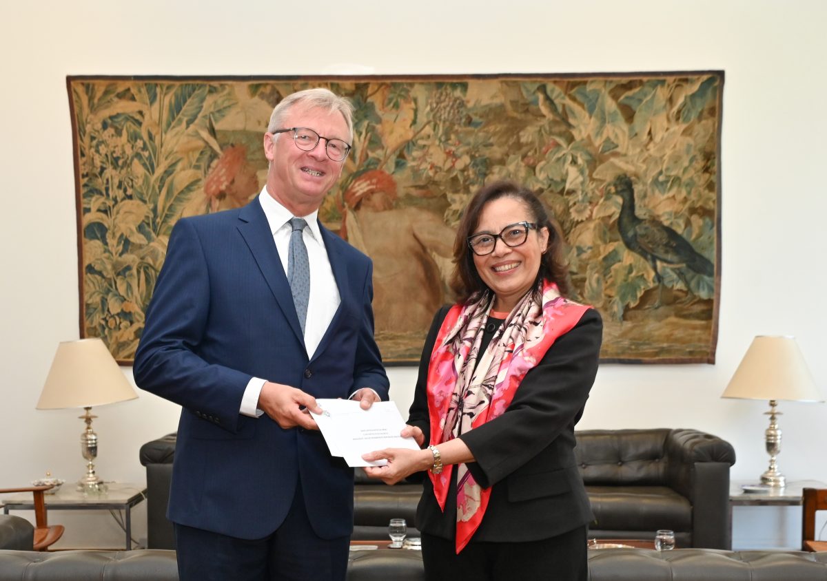 Novo Embaixador da Bélgica é recebido no Itamaraty