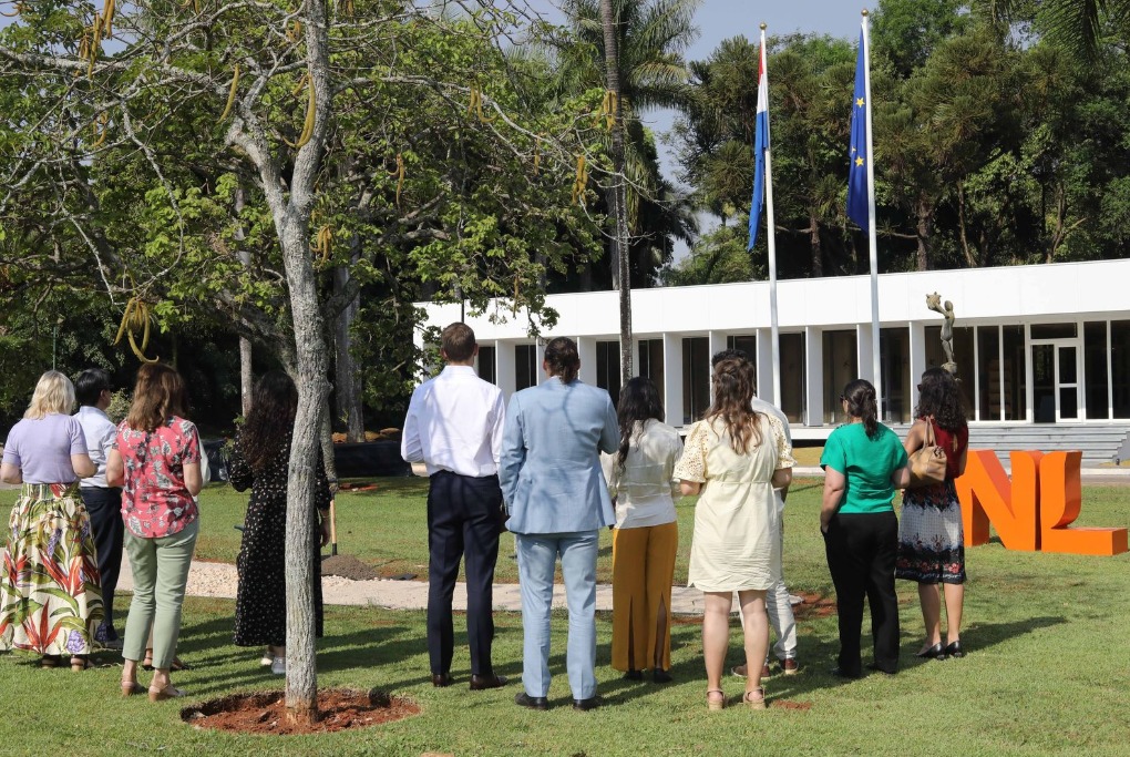 Ibama participa de inauguração de jardim do Cerrado na Embaixada dos Países Baixos