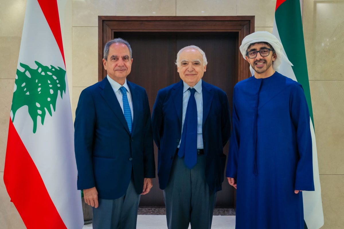 Abdullah bin Zayed recebe ministro da Energia e Água do Líbano