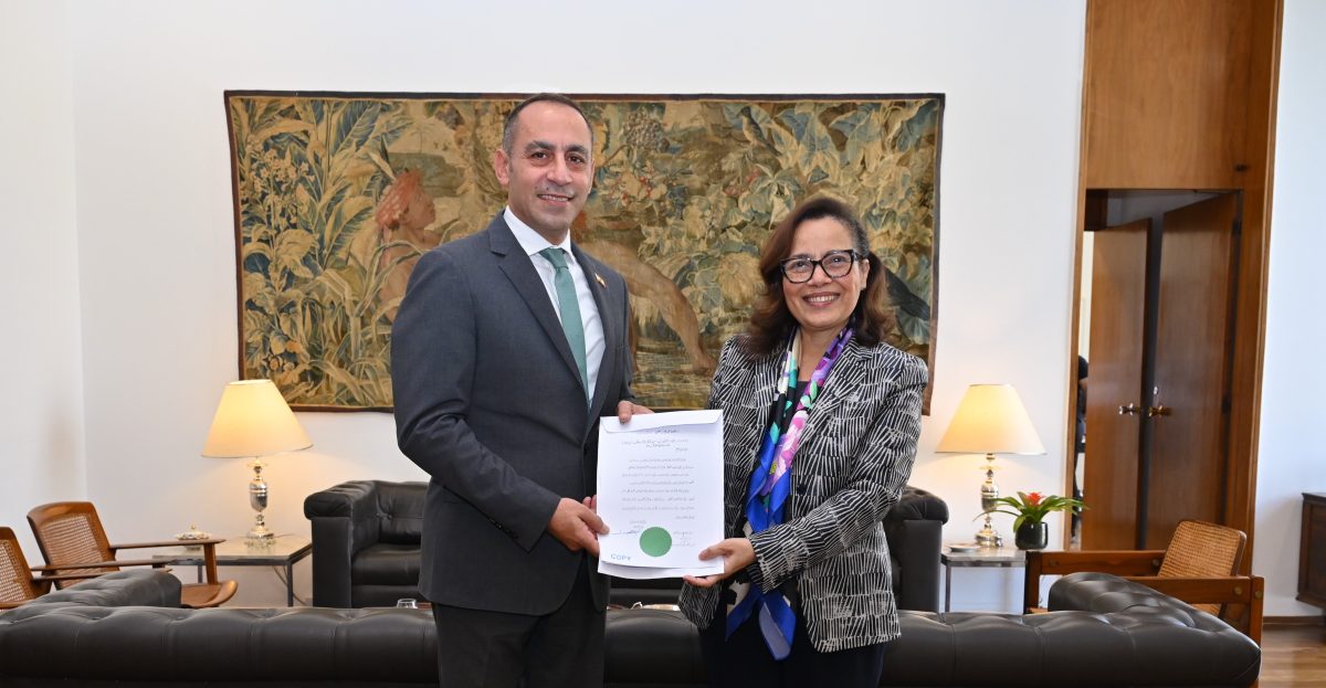 Novo Embaixador do Líbano apresenta cópia das credenciais no Itamaraty