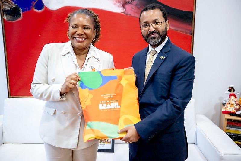 Brasil e Etiópia reforçam cooperação cultural em encontro em Brasília