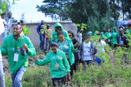 Mutirão das Juventudes COP30 mobiliza 200 jovens em Adis Abeba e planta 300 mudas durante a Cúpula do Clima da África