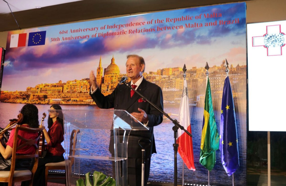 Embaixador de Malta destaca laços com o Brasil durante celebração em Brasília