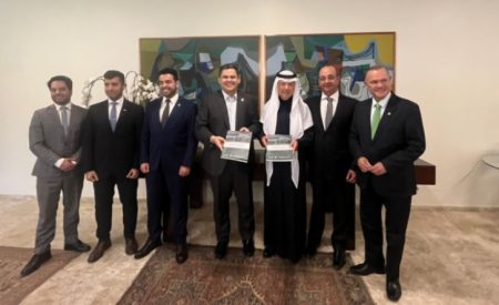 Projeto do Sistema Transporte para a COP30 é apresentado a embaixador da Arábia Saudita e ao presidente do Senado