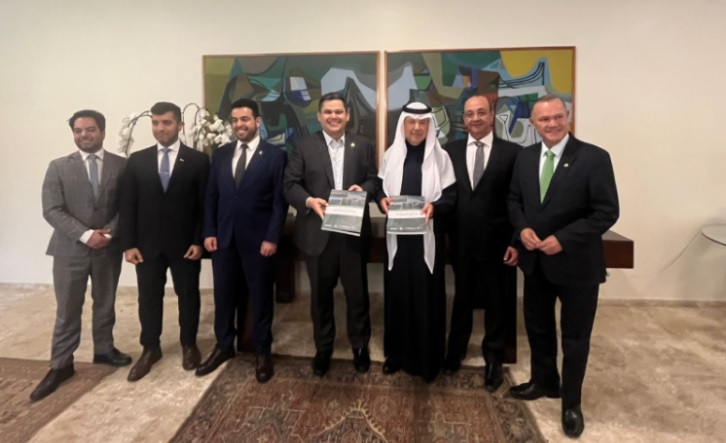 Projeto do Sistema Transporte para a COP30 é apresentado a embaixador da Arábia Saudita e ao presidente do Senado