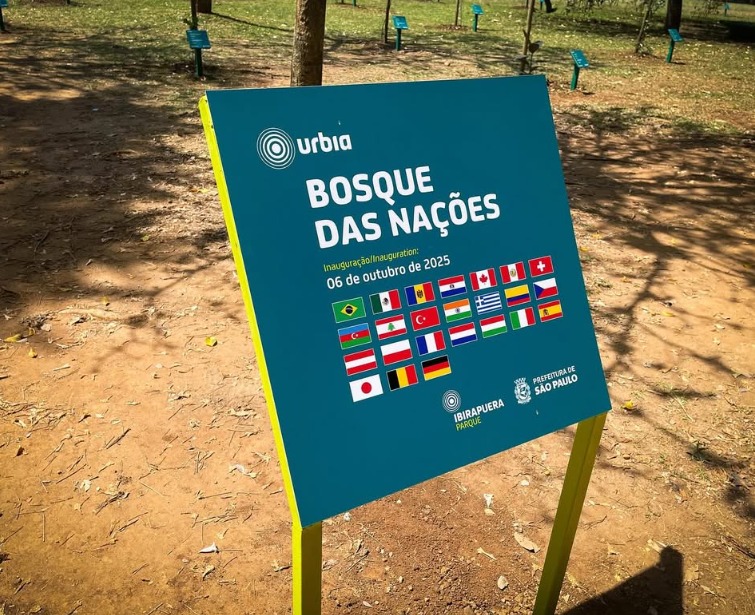 Prefeitura de São Paulo e 23 Consulados Plantam Bosque das Nações no Parque Ibirapuera