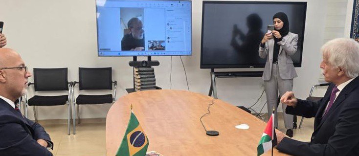 Bibliotecas nacionais do Brasil e da Palestina firmam protocolo histórico