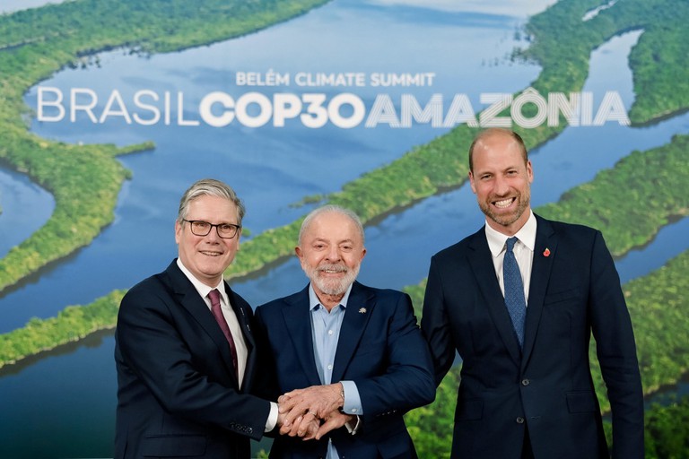 Lula se reúne com príncipe William, Keir Starmer e Emmanuel Macron na Cúpula de Belém