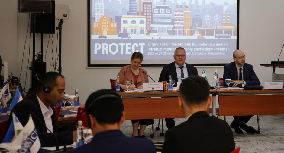 Uzbequistão reforça segurança de infraestruturas críticas com apoio da OSCE e da Alemanha