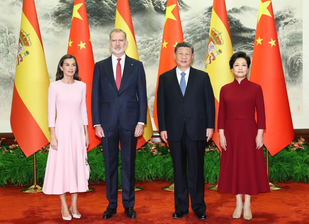 China e Espanha construirão laços bilaterais mais estrategicamente resilientes, dinâmicos e internacionalmente influentes, diz Xi