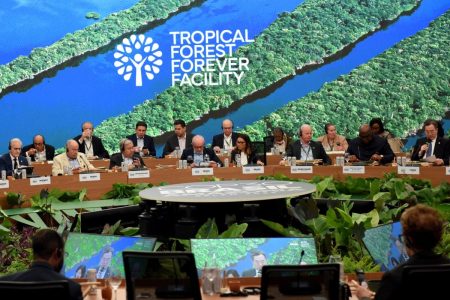 Mais de US$ 5,5 bilhões são anunciados para o Fundo Florestas Tropicais para Sempre, com 53 países endossando sua Declaração de Lançamento