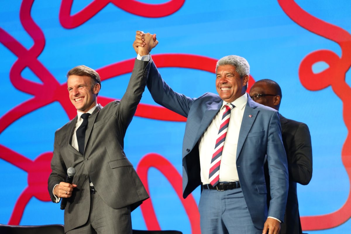 Jerônimo Rodrigues, Margareth Menezes e Emmanuel Macron abrem Festival Nosso Futuro Brasil–França, no Museu de Arte Moderna da Bahia