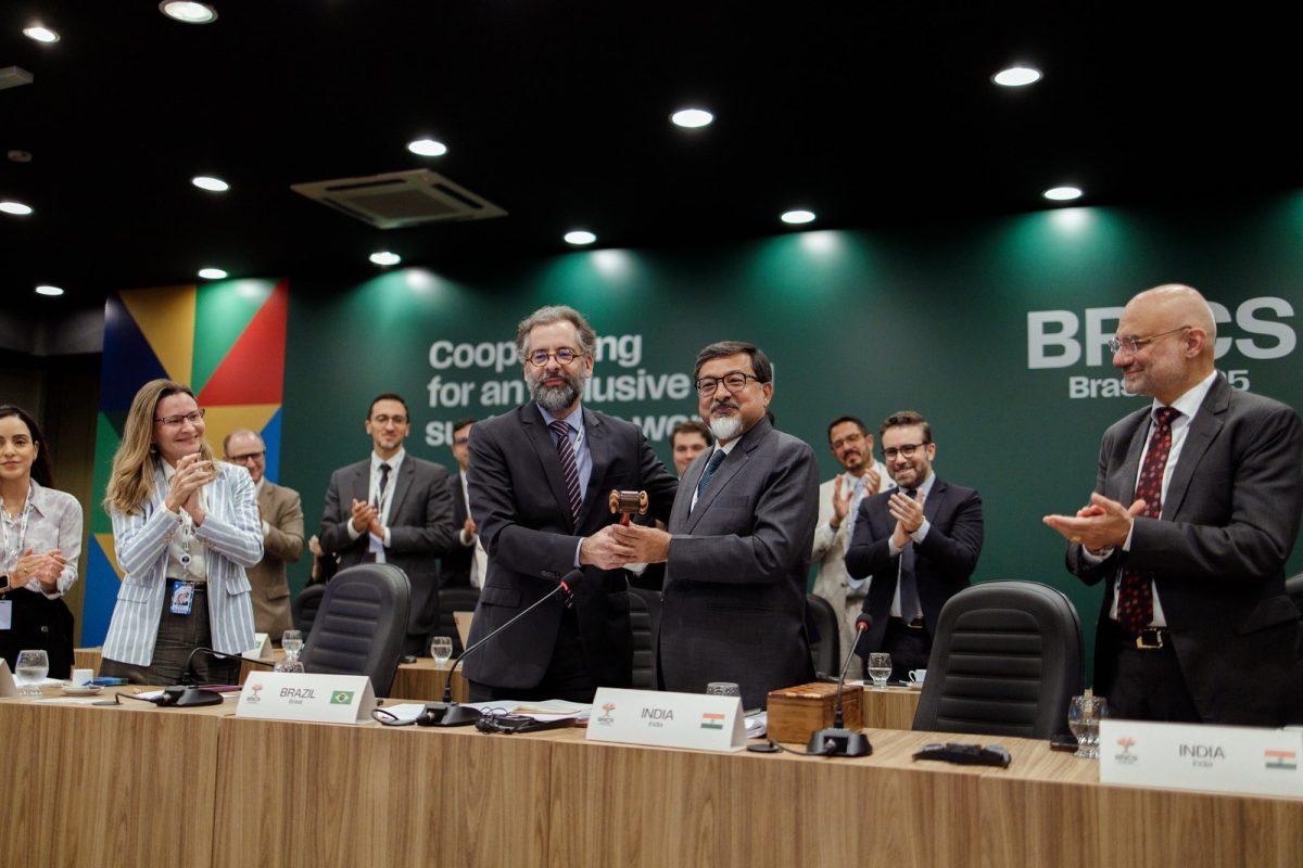 Brasil passa a presidência do BRICS para a Índia