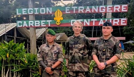 Embaixador da França no Brasil realiza imersão operacional na Guiana Francesa