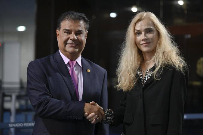 Nelsinho Trad debate acordo Mercosul-União Europeia com Embaixadora do bloco europeu no Brasil