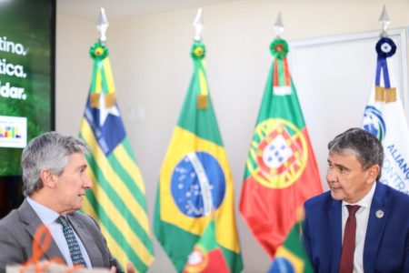 Em reunião com Embaixador português, Wellington Dias destaca cooperação na área social