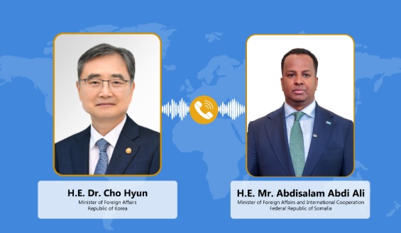 Somália e Coreia do Sul realizam diálogo bilateral virtual sobre cooperação e segurança regional