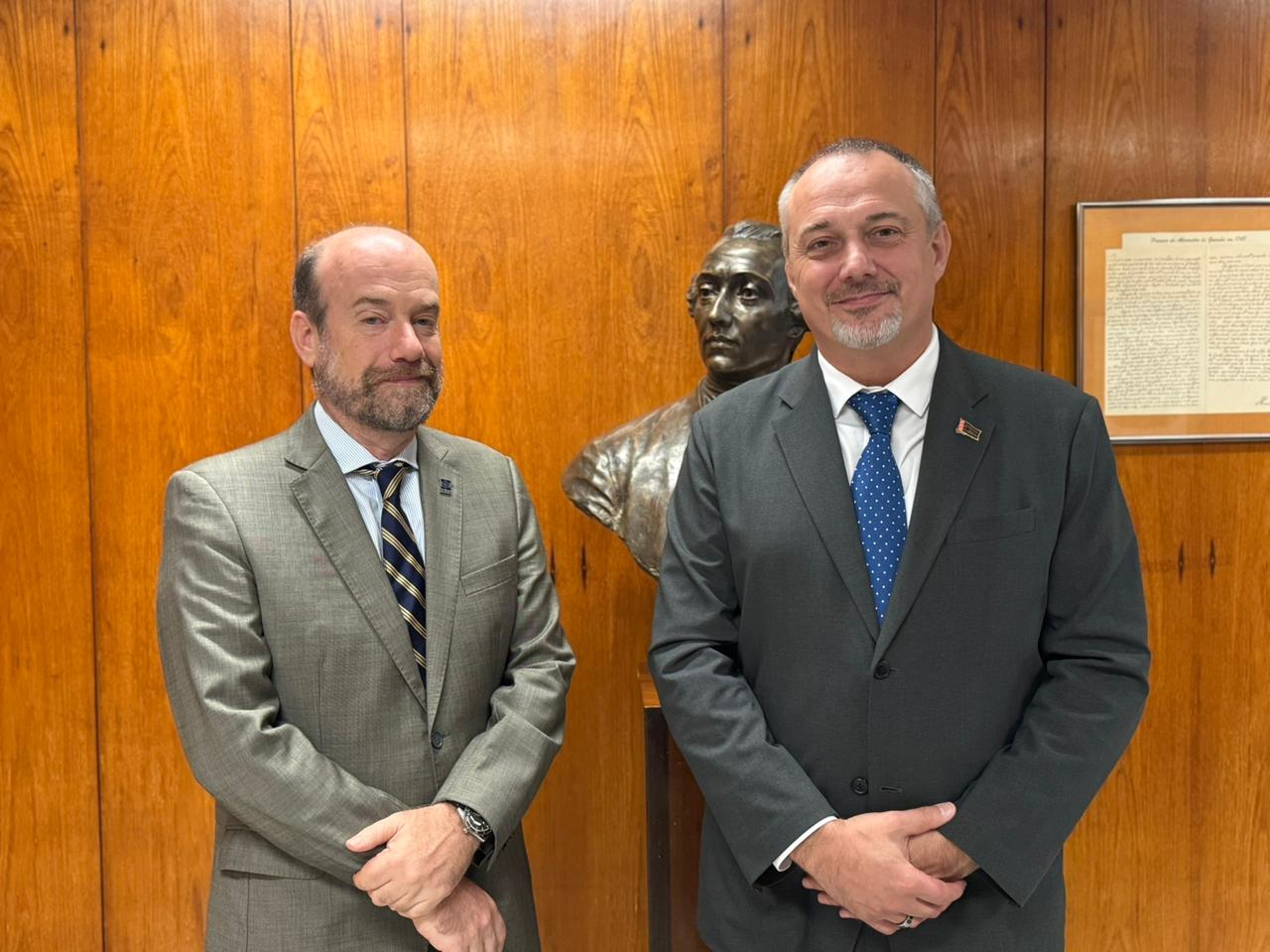 Reunião entre Belarus e FUNAG reforça cooperação em análise estratégica e política externa