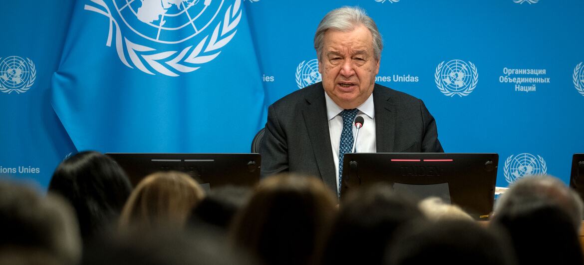Guterres diz que chegou a hora de ver uma mulher como chefe das Nações Unidas