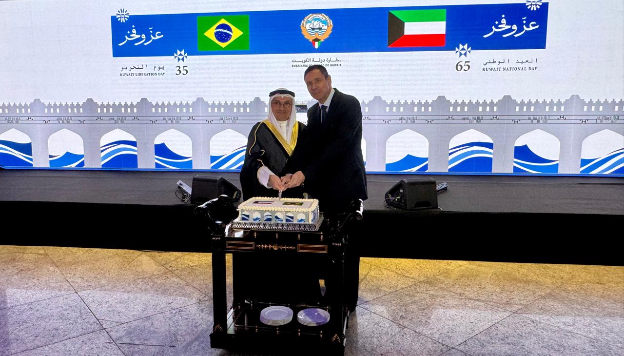 Kuwait celebra data nacional em Brasília e destaca fortalecimento da parceria com o Brasil