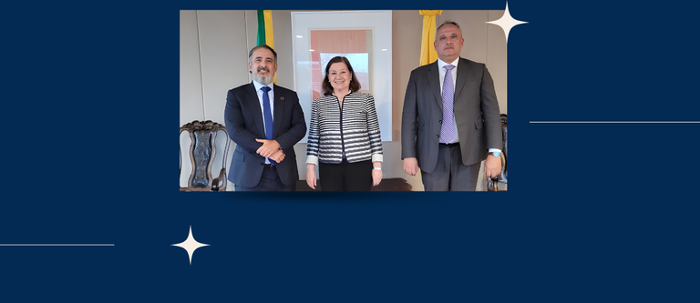 Cade reforça protagonismo internacional em visita à Embaixada do Brasil nos EUA