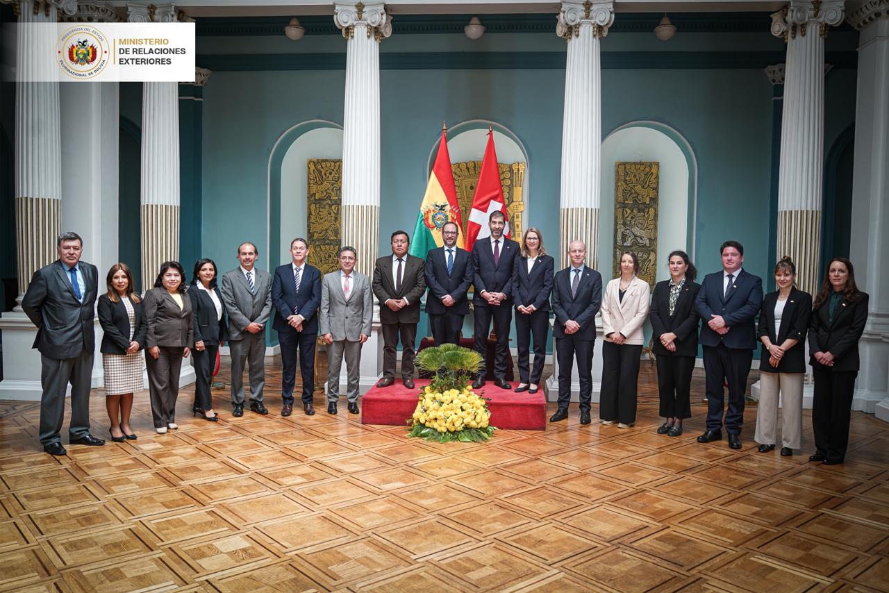 Bolívia e Suíça realizam primeiro diálogo político e reforçam cooperação bilateral