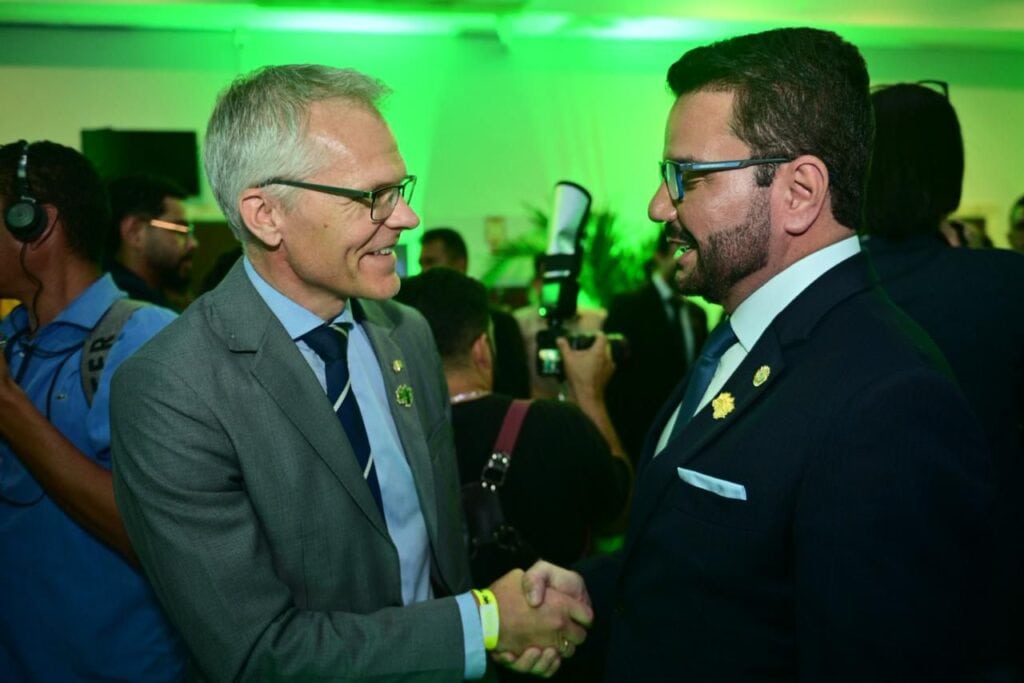 No Maranhão, governador Gladson Camelí abre diálogo com novo Embaixador da Noruega, parceiro do Acre na área ambiental