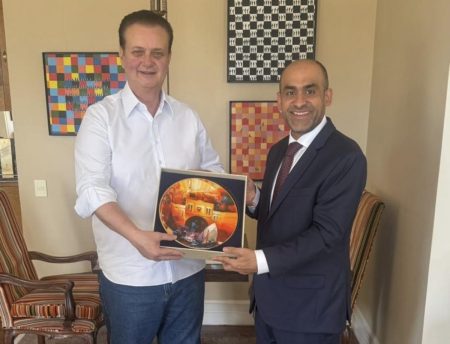 Bahrein e Brasil reforçam diálogo bilateral em encontro entre o embaixador e Gilberto Kassab