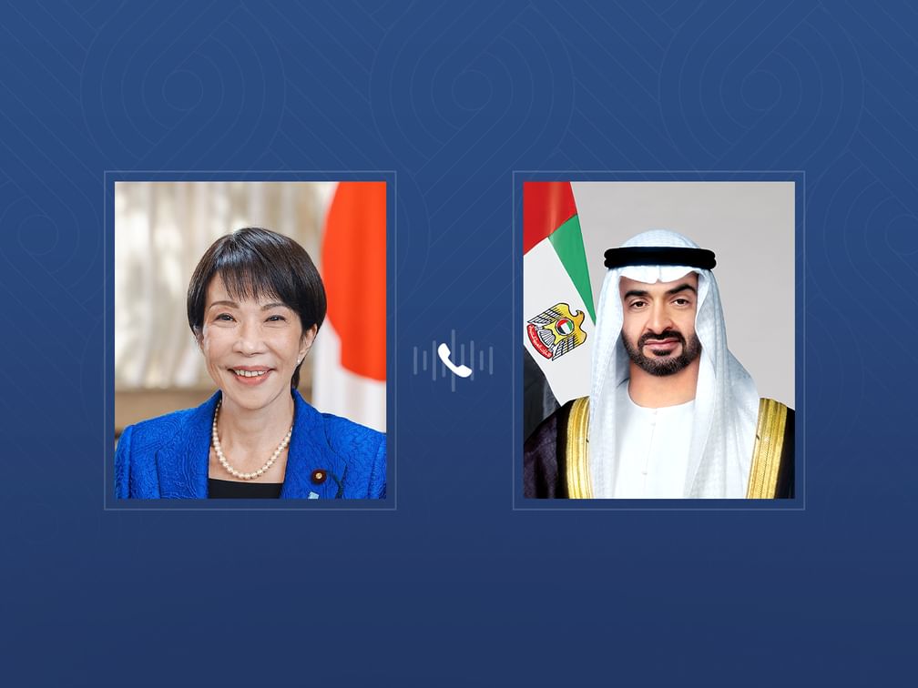 Presidente dos Emirados Árabes Unidos e primeira-ministra do Japão discutem parceria e situação regional