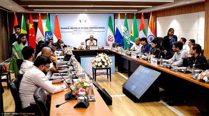 IBGE participa de reuniões com institutos de estatística do BRICS