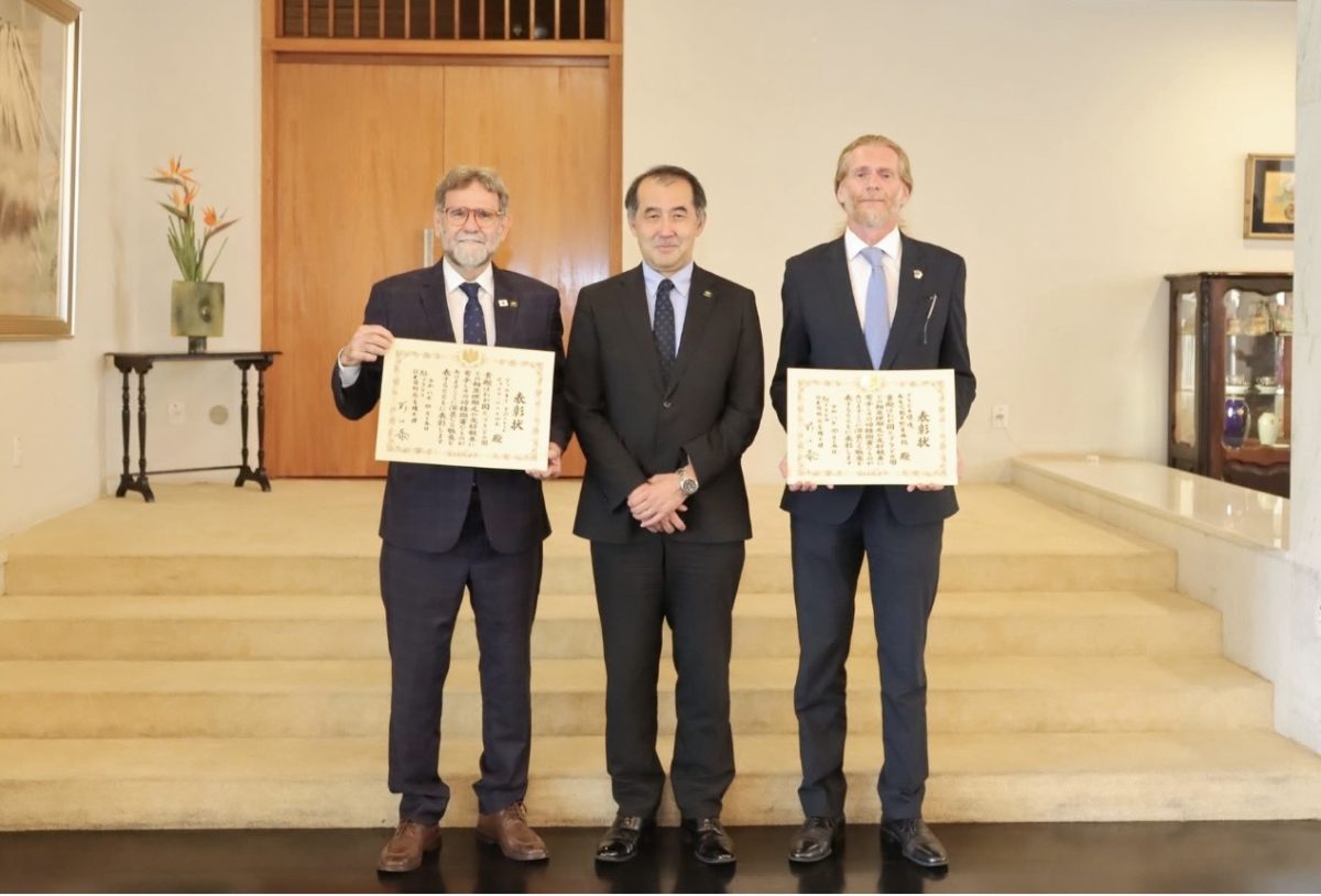 Diplomacia Brasil–Japão é fortalecida com homenagem a instituições e autoridade brasileira