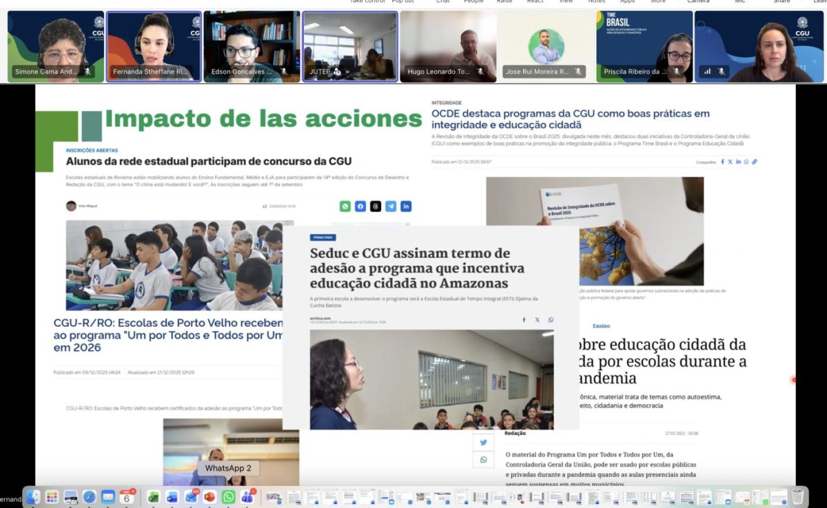 CGU apresenta projetos de educação cidadã ao governo do Uruguai